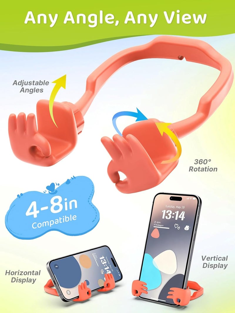 CALDEVER Valentines Day Gifts for Teens Girls Kids Women Her: Gifts for Easter Cell Phone Stand OK Finger Phone Holder for Desk Teenage Adults Wife Mom Daughter Grandma Birthday Gifts Funny Gadgets - Image 2
